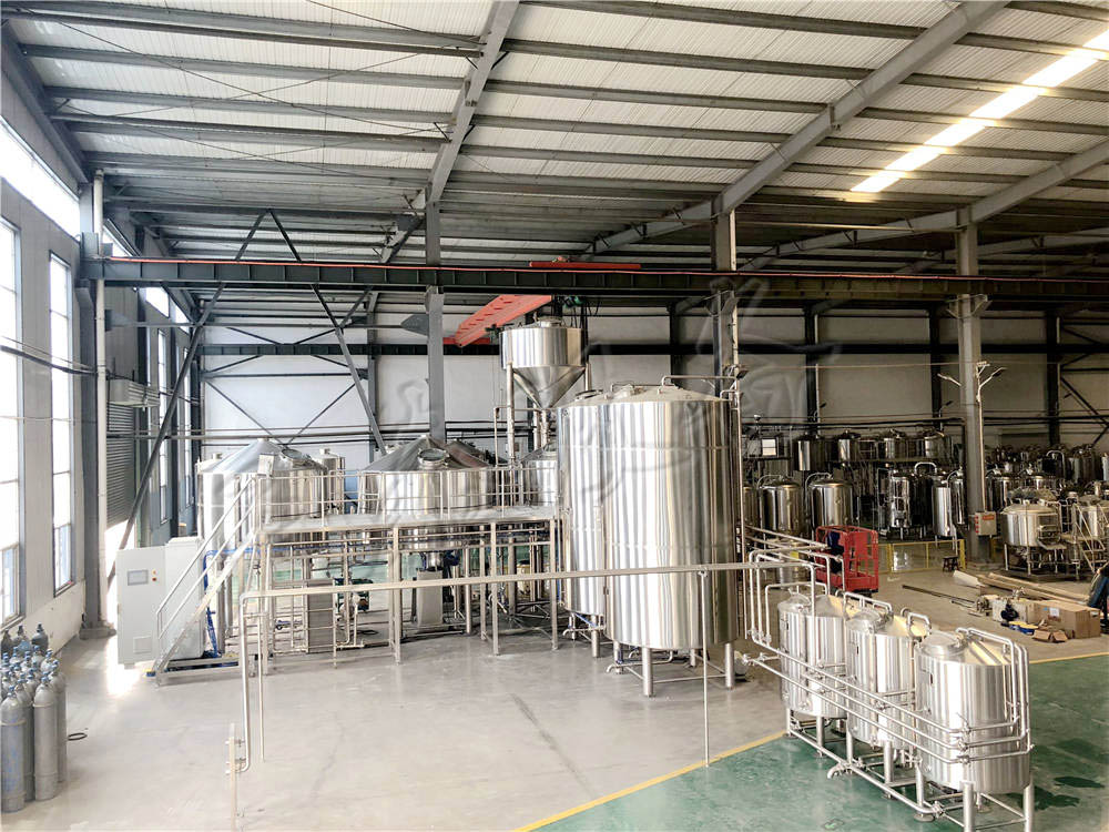 全套精酿新航平台设备的总体布局